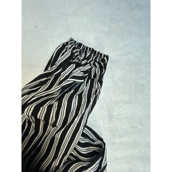 Andrée By Unit Womens Ivonca Striped Top With Color Block Embroidery 2X Black - Picture 8 of 8